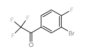 3-溴-4,2,2,2-四氟苯乙酮结构式