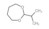 1,3-Dioxepane,2-(1-methylethyl)- Structure