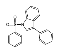 3-PHENYL-1-(PHENYLSULFONYL)INDOLE Structure