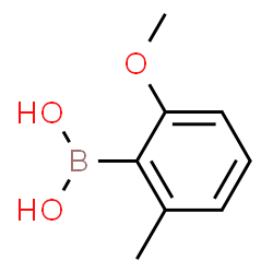 (2-甲氧基-6-甲基苯基)硼酸结构式