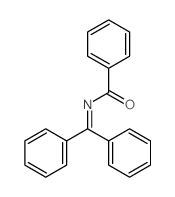 Benzamide,N-(diphenylmethylene)- Structure