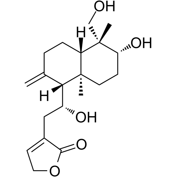 14-Deoxy-11-hydroxyandrographolide structure
