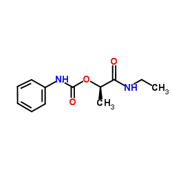 (R)-1-(Ethylcarbamoyl)ethyl carbanilate structure