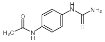 N-(4-硫代脲啶苯基)乙酰胺结构式