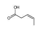反-3-戊烯酸结构式