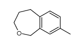 1,3,4,5-tetrahydro-8-methyl-2-benzoxepin结构式