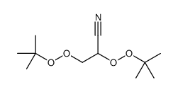 2,3-bis(tert-butylperoxy)propanenitrile结构式
