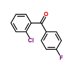 2-氯-4'-氟二苯甲酮结构式