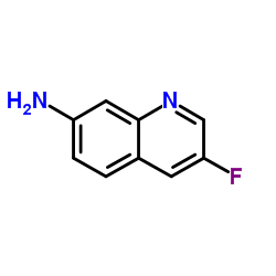 3-氟喹啉-7-胺结构式