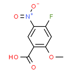 4-Fluoro-2-methoxy-5-nitrobenzoic acid结构式