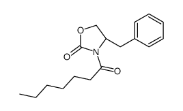 (S)-4-苄基-3-庚酰基噁唑啉-2-酮结构式