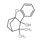 1,3,3-trimethyl-2-phenyl-norbornan-2-ol结构式