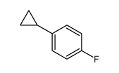1-环丙基-4-氟苯结构式