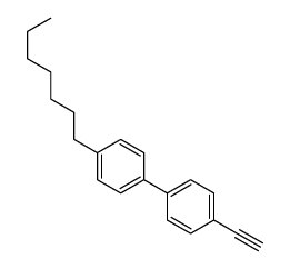 1-ethynyl-4-(4-heptylphenyl)benzene Structure
