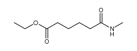 N-methyl-adipamic acid ethyl ester Structure