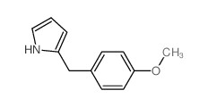 2-[(4-methoxyphenyl)methyl]-1H-pyrrole结构式