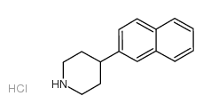 4-(2-萘)哌啶盐酸盐结构式