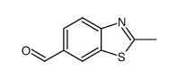 6-Benzothiazolecarboxaldehyde,2-methyl-(8CI,9CI) Structure