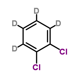 1,2-二氯代苯-d4结构式