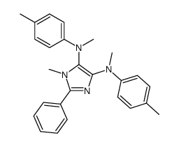 1-methyl-2-phenyl-4,5-bis(methyl-4-tolylamino)-1H-imidazole Structure