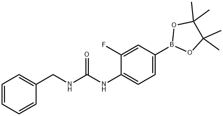 3-氟-4-(苄基脲基)苯基硼酸频哪醇酯图片