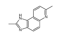 (8ci)-2,7-二甲基-1H-咪唑并[4,5-f]喹啉结构式