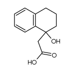 (1-hydroxy-1,2,3,4-tetrahydro-[1]naphthyl)-acetic acid结构式
