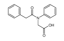 2-(N-(2-phenylacetyl)anilino)acetic acid结构式