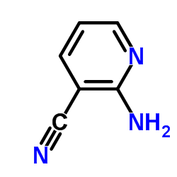 2-氨基-3-氰基吡啶结构式