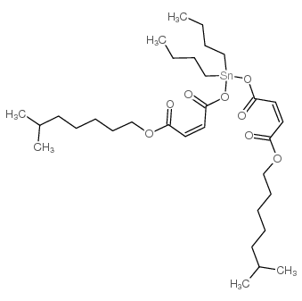 二(异辛基马来酸)二丁基锡结构式