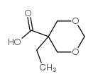 5-ethyl-1,3-dioxane-5-carboxylic acid Structure