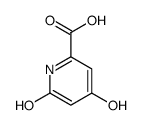 1,6-二氢-4-羟基-6-氧代-2-吡啶羧酸结构式