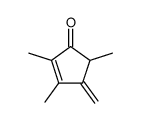 2,3,5-Trimethyl-4-methylene-2-cyclopenten-1-one Structure