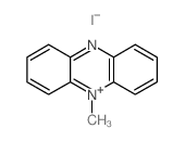 Phenazinium, 5-methyl-,iodide (1:1) structure