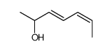 hepta-3,5-dien-2-ol Structure