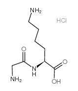 H-Gly-Lys-OH · HCl Structure