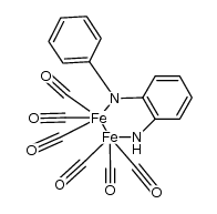 (diiron)(carbonyl)6(μ-o-semidine) Structure