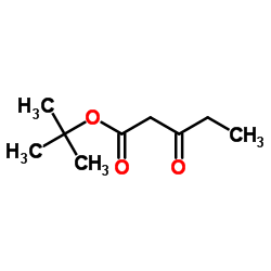2-Methyl-2-propanyl 3-oxopentanoate结构式