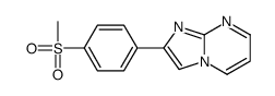 2-(4-(METHYLSULFONYL)PHENYL)IMIDAZO[1,2-A]PYRIMIDINE Structure