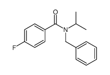 N-Benzyl-4-fluoro-N-isopropylbenzamide Structure