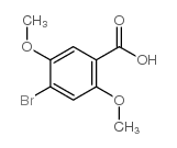 4-溴-2,5-二甲氧基苯甲酸结构式