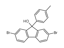 2,7-dibromo-9-(p-tolyl)fluoren-9-ol Structure