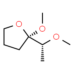 Furan, tetrahydro-2-methoxy-2-[(1R)-1-methoxyethyl]-, (2R)-rel- (9CI)结构式