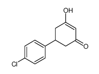 5-(4-Chlorophenyl)-3-hydroxy-2-cyclohexen-1-one结构式