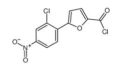 5-(2-chloro-4-nitrophenyl)furan-2-carbonyl chloride Structure