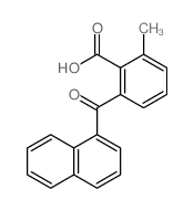 2-methyl-6-(naphthalene-1-carbonyl)benzoic acid Structure