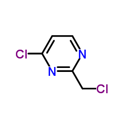 4-Chloro-2-(chloromethyl)pyrimidine Structure