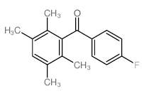 (4-fluorophenyl)-(2,3,5,6-tetramethylphenyl)methanone Structure