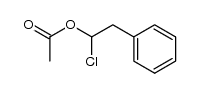 2-phenyl-1-chloroethyl acetate Structure