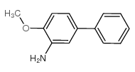 3-氨基-4-甲氧基联苯结构式